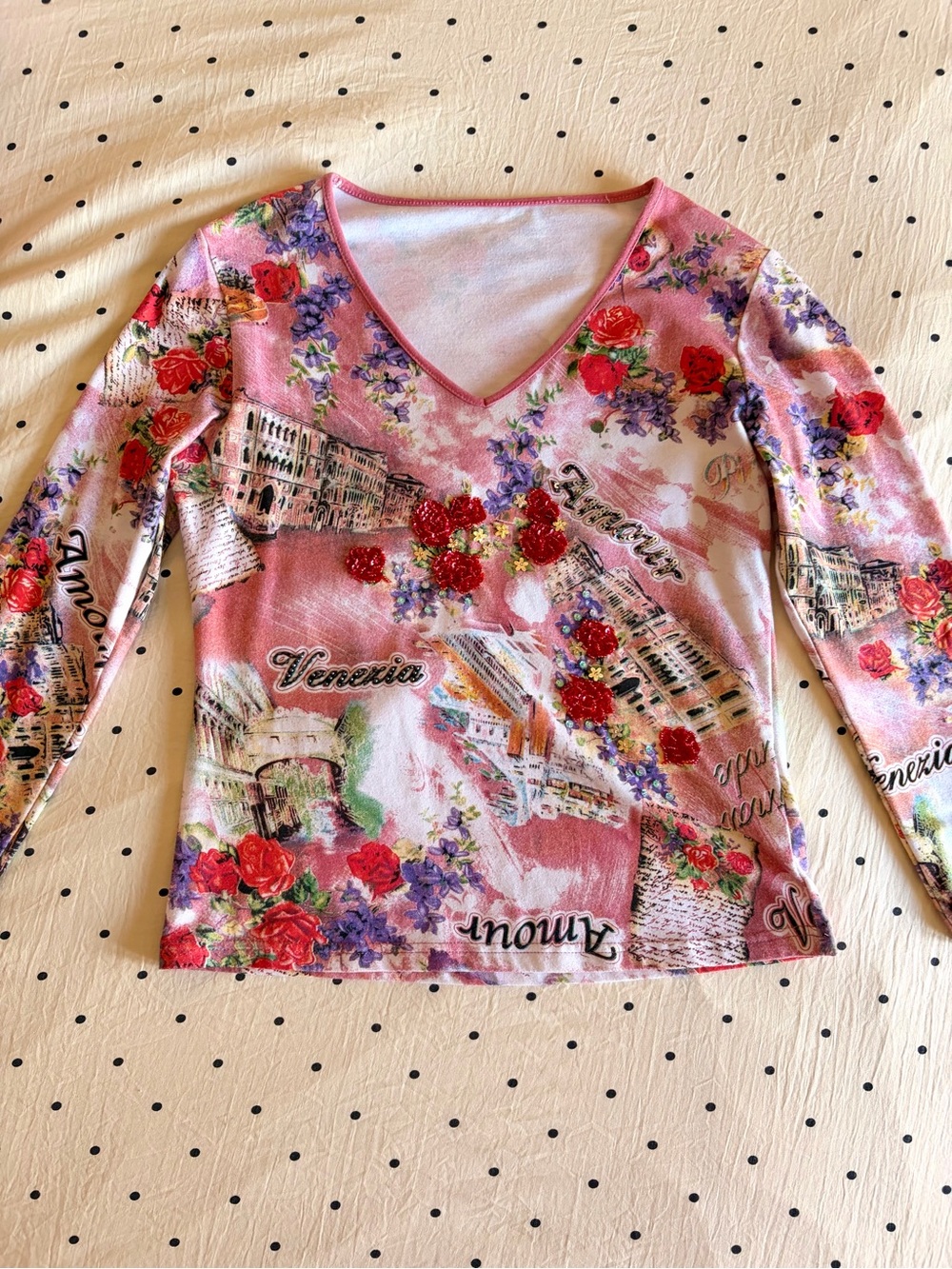 Save the Queen vintage long sleeve top - Picture 6 of 7